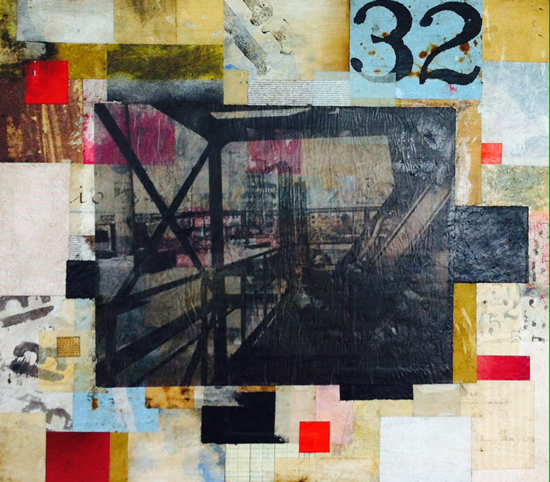 32 | Acrilico, collage, tecnica mista su legno | cm 50 x 57 | 2015