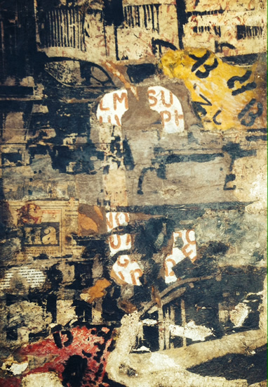 C | Acrilico, collage, tecnica mista su legno | cm 70 x 49 | 2015