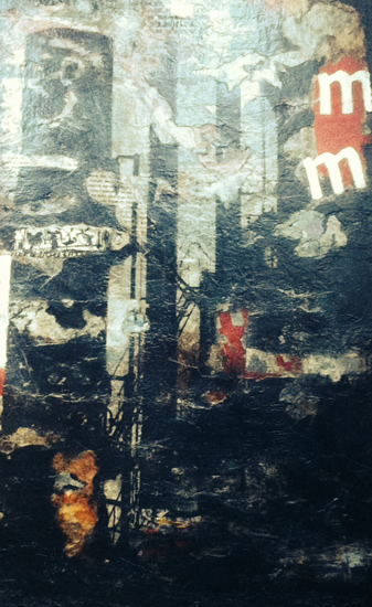 MM | Acrilico, collage, tecnica mista su legno | cm 80 x 50 | 2015